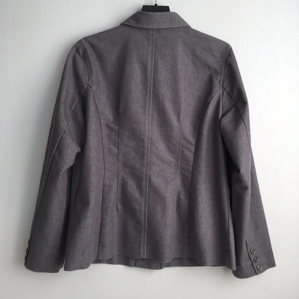 Northern Reflections Jean Style Tailored Dress / Casual Jacket Blazer Size M - Picture 3 of 16